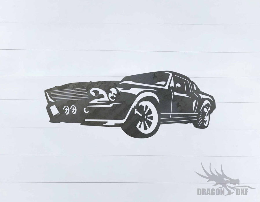 Top Car Design - Iconic Mustang - DXF Download