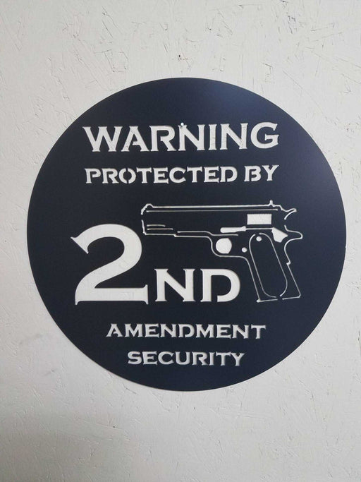 2nd amendment sign 23 - DXF Download