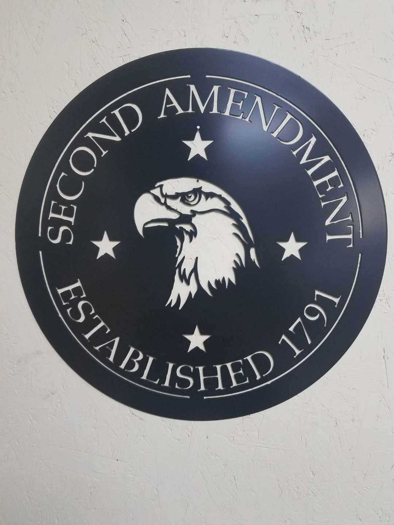 2nd amendment sign 26 - DXF Download — DragonDXF
