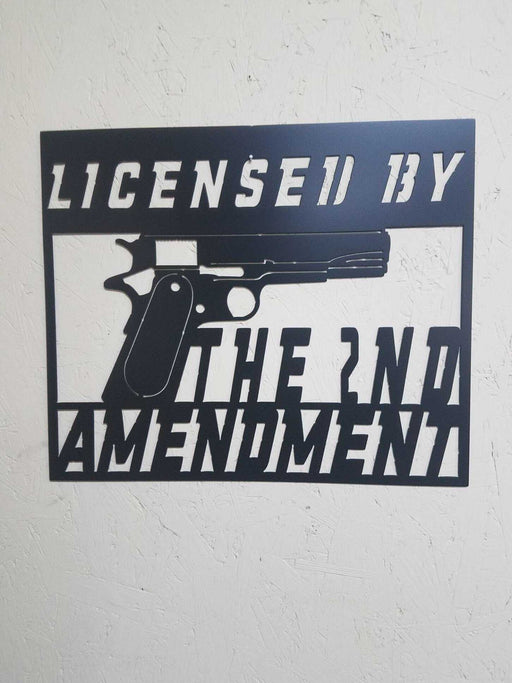 2nd amendment sign 28 - DXF Download