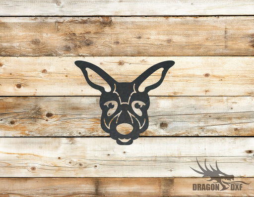Kangaroo design 1  -  DXF Download