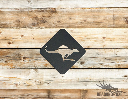Kangaroo design 3  -  DXF Download