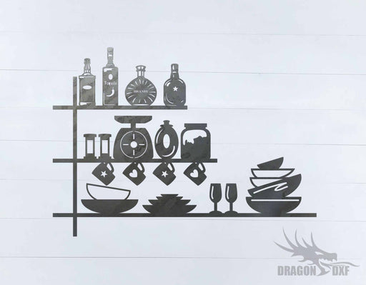 Kitchen Wall Decor 1 -  DXF Download