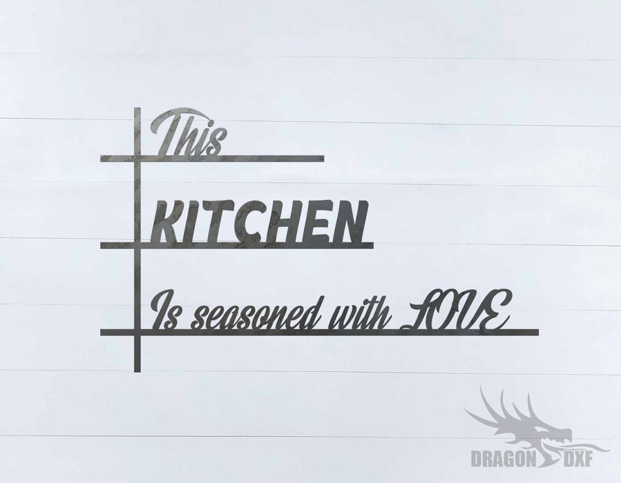 Kitchen Wall Decor 2 -  DXF Download