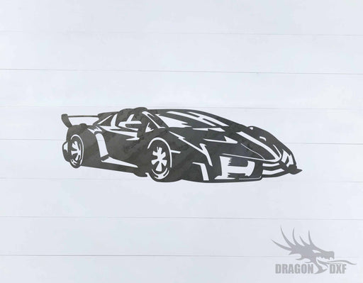 Top Car Design - Lamborghini Veneno - DXF Download