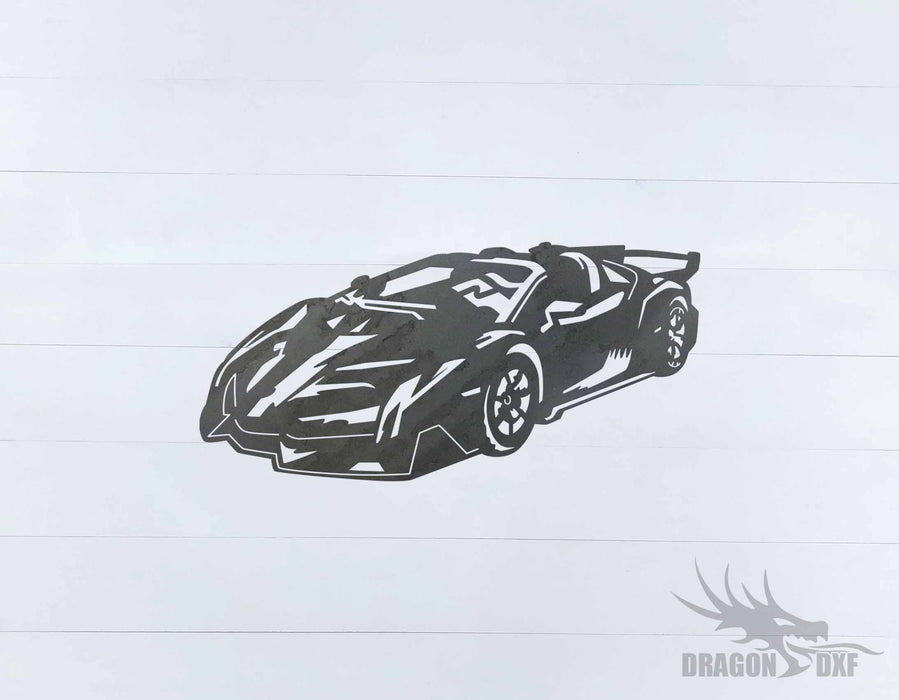 Top Car Design - Lamborghini Veneno Roadster - DXF Download