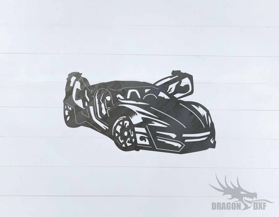 Top Car Design - Lykan Hypersport - DXF Download