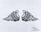 Memorial Wings Design 10 -  DXF Download