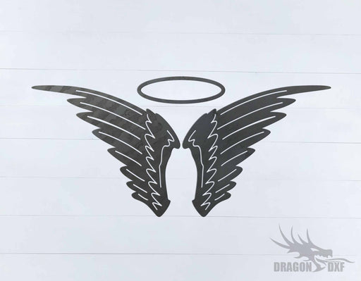 Memorial Wings Design 12 -  DXF Download