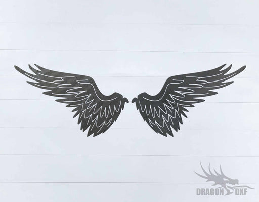 Memorial Wings Design 13 -  DXF Download
