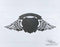 Memorial Wings Design 1 -  DXF Download