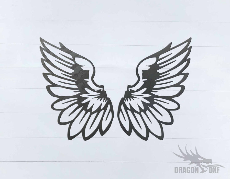 Memorial Wings Design 14 -  DXF Download