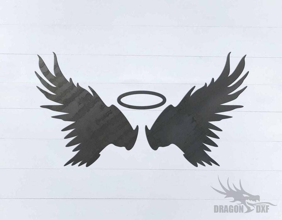 Memorial Wings Design 16 -  DXF Download