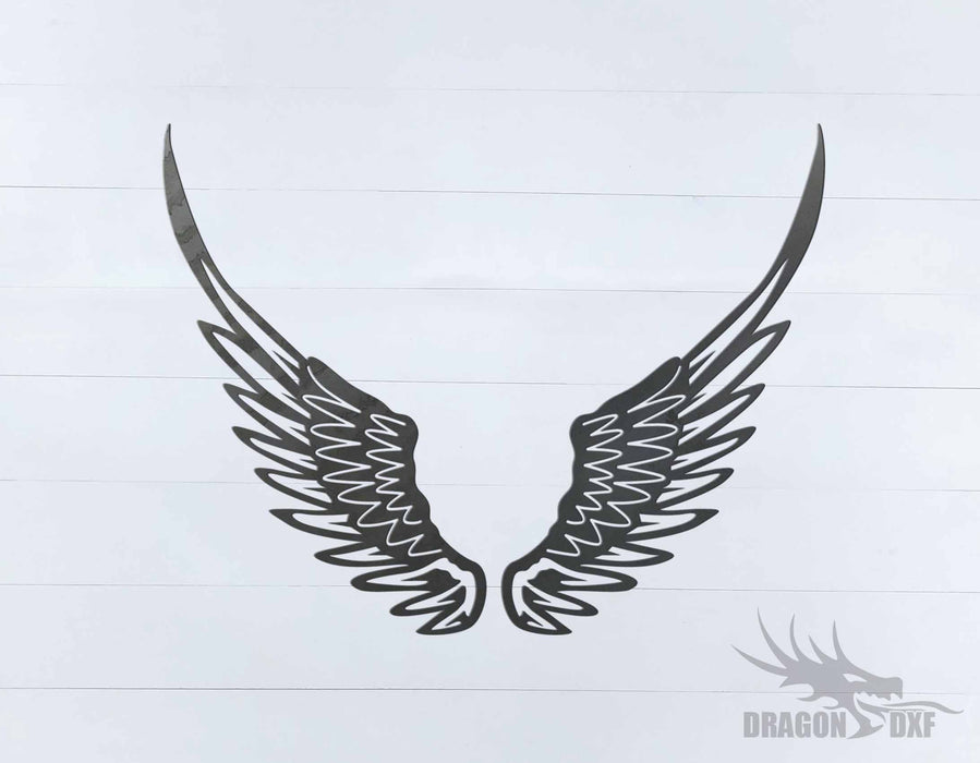 Memorial Wings Design 19 -  DXF Download