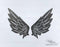 Memorial Wings Design 3 -  DXF Download