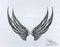 Memorial Wings Design 4 -  DXF Download