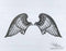 Memorial Wings Design 8 -  DXF Download