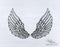 Memorial Wings Design 9 -  DXF Download