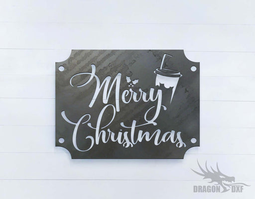 Merry Christmas- Drinks - DXF Download