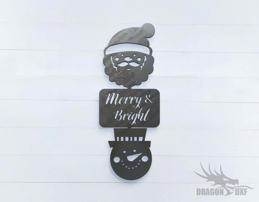 Merry and Bright  - DXF Download