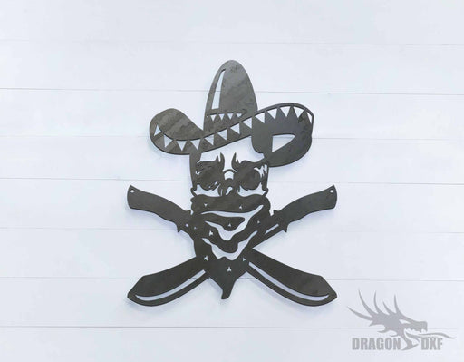 Mexican Skull - DXF Download