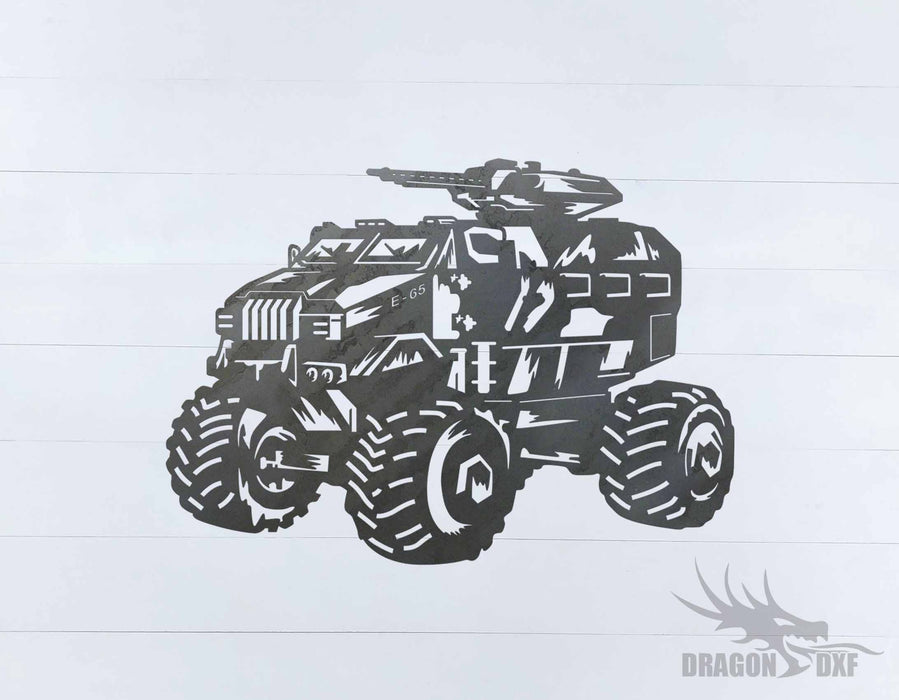 Military Vehicle Design 1 - DXF Download