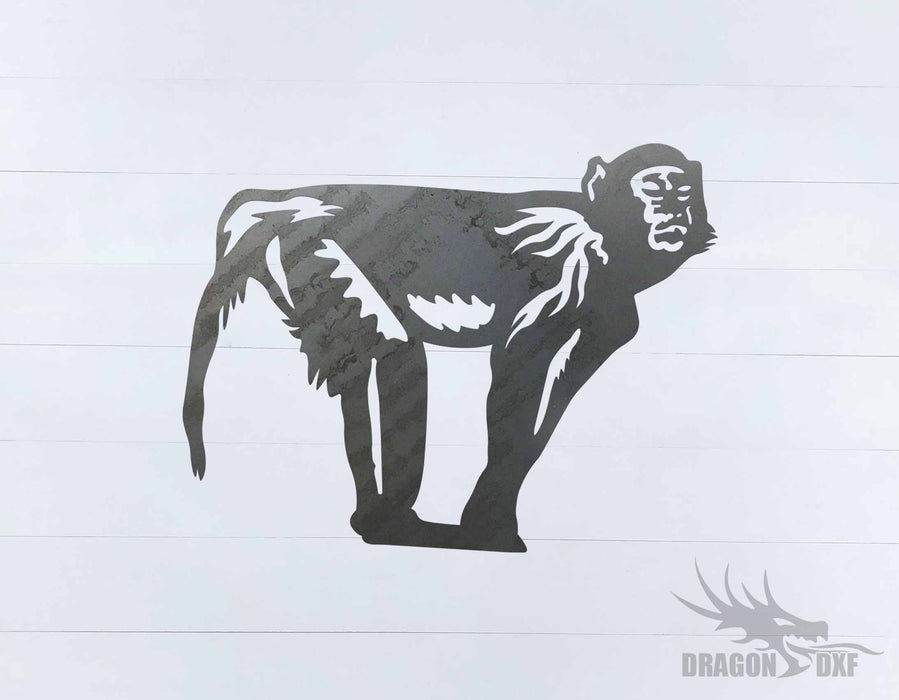 Animal - Monkey 7 Design - DXF Download