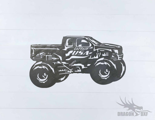 Monster Truck Design 12 - DXF Download