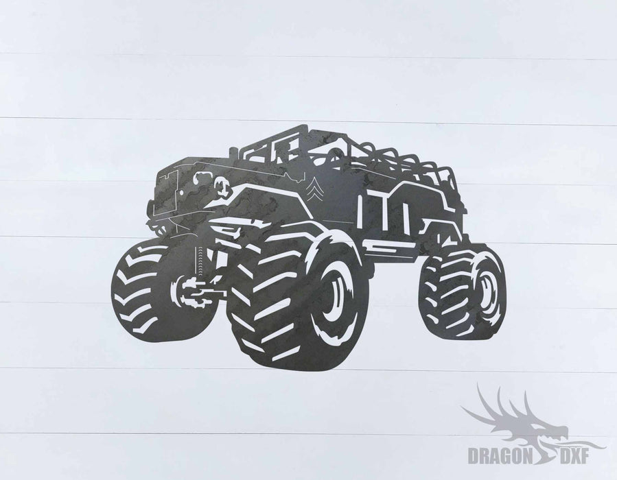 Monster Truck Design 22 - DXF Download