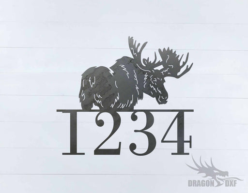 Moose Home Number -  DXF Download