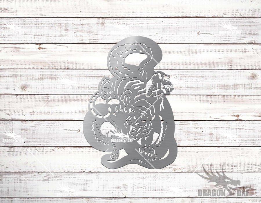 Neo Trad Tiger Design 7 - Plasma Laser DXF Cut File