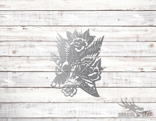 Neo Trad Eagle Design 5  - Plasma Laser DXF Cut File