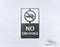 No Smoking Sign 16 - DXF Download
