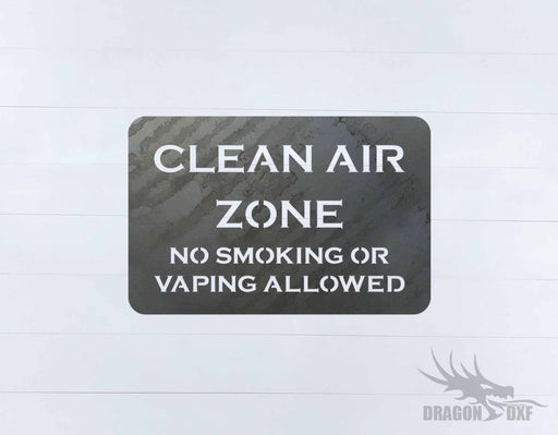 No Smoking Sign 1 - DXF Download