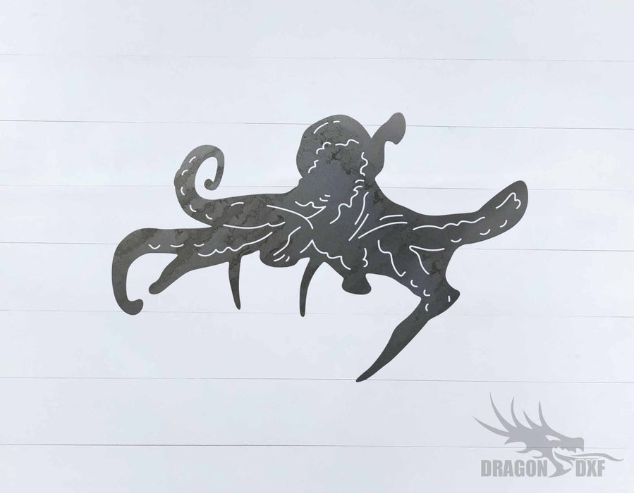 Animal - Octopus Design - DXF Download
