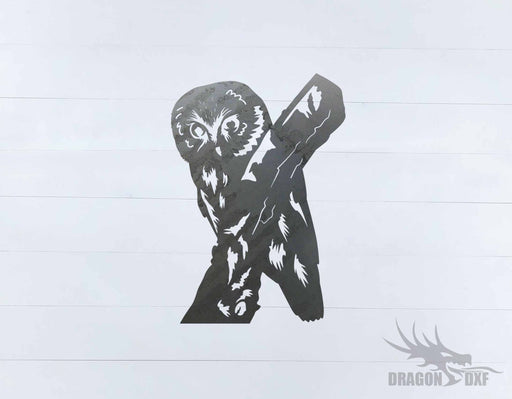 Animal - Owl 1 Design - DXF Download