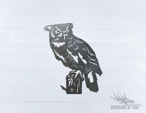 Animal - Owl 13 Design - DXF Download