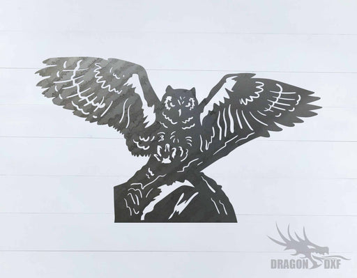 Animal - Owl 15 Design - DXF Download