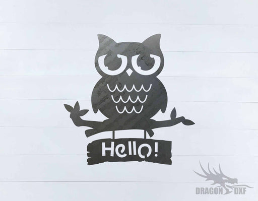 Owl Design 6 - DXF Download