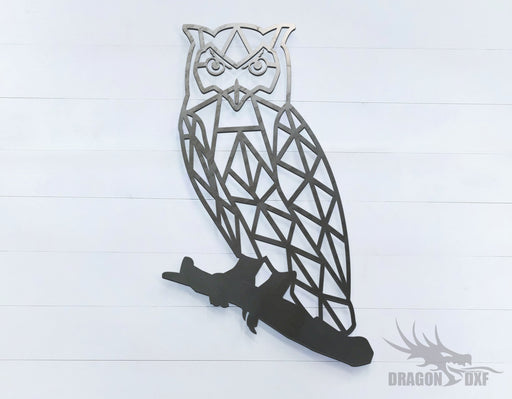 Owl - Geometric - Deco - Animals -  DXF Download