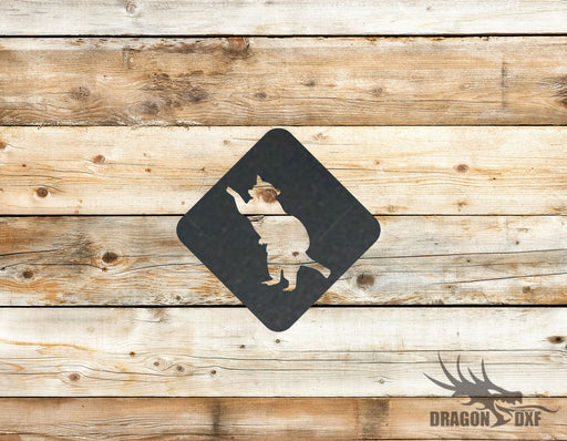 Raccoon design 3 -  DXF Download