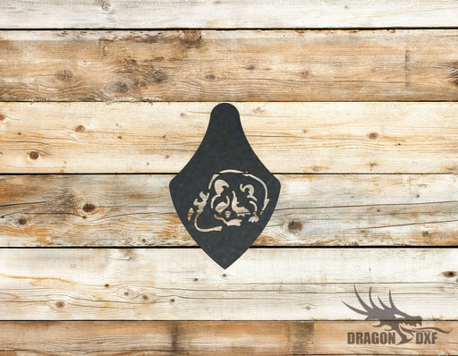 Raccoon design 5 -  DXF Download