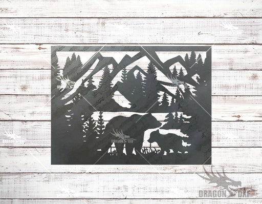 Outdoor Theme Rail Fence Design 1 - DXF Download