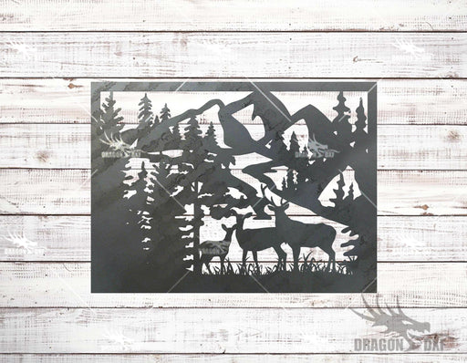 Outdoor Theme Rail Fence Design 2 - DXF Download