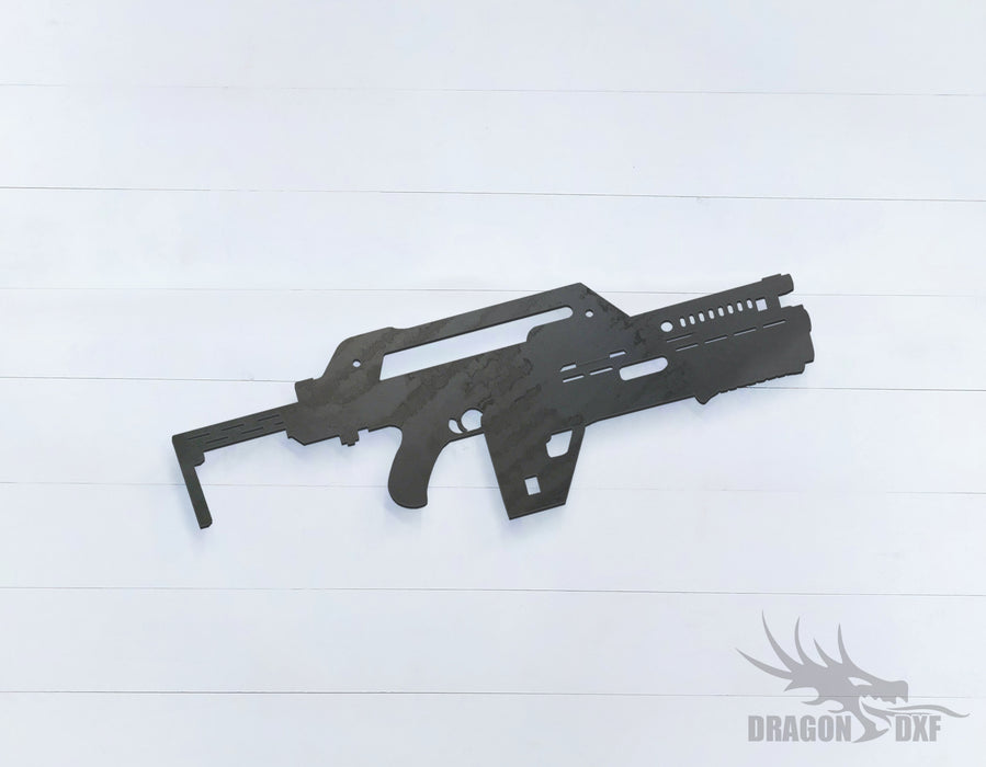 Rifle Gun-04 - DXF Download