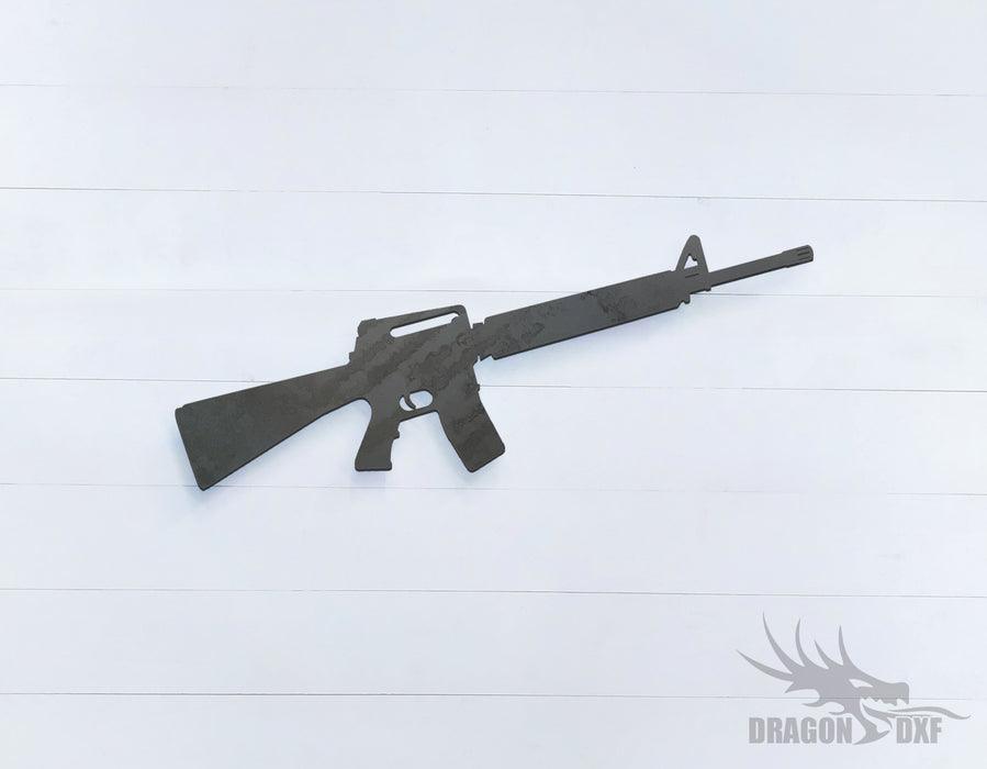 Rifle Gun-07 - DXF Download