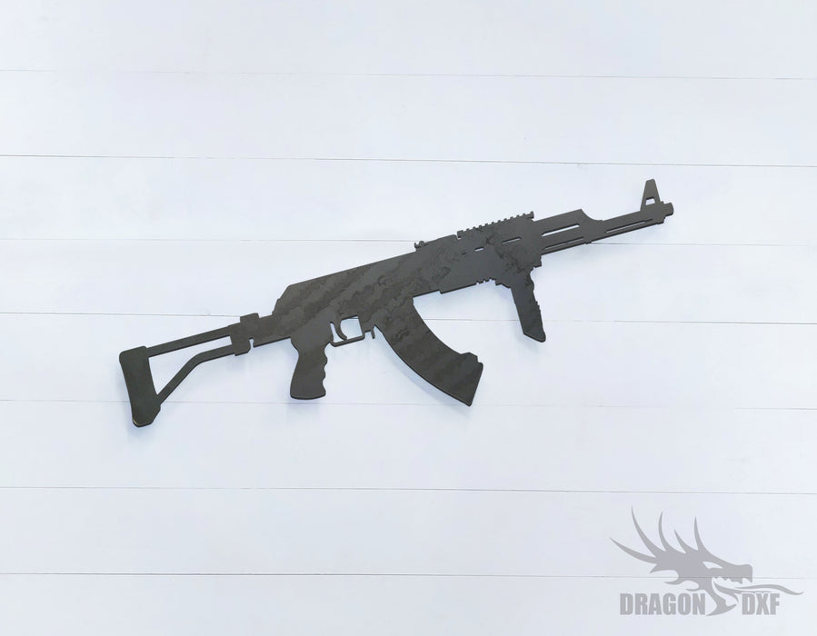 Rifle Gun-08 - DXF Download