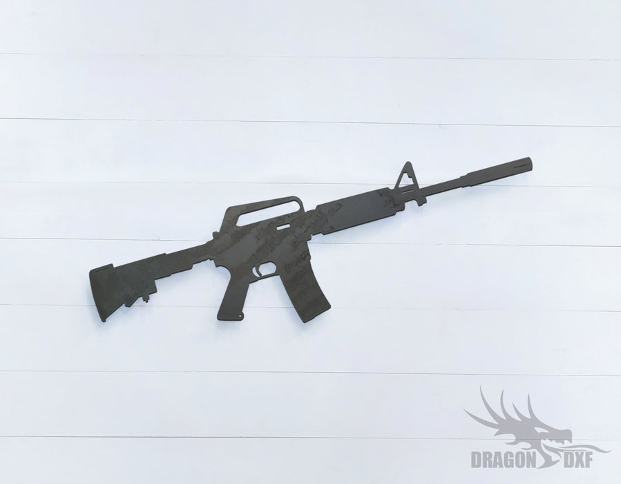 Rifle Gun-14 - DXF Download