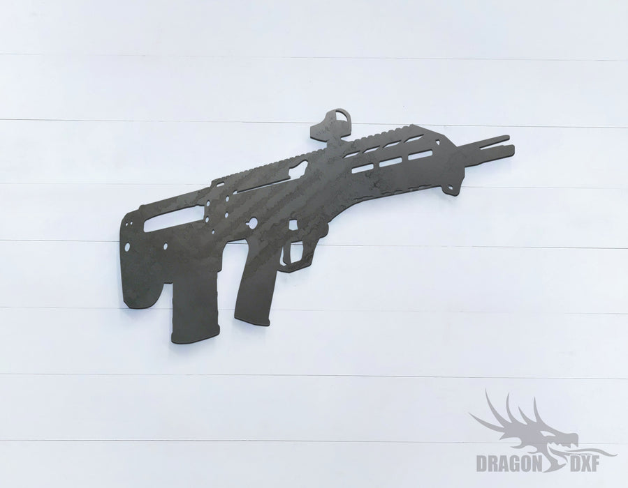 Rifle Gun-22 - DXF Download