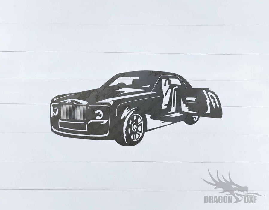 Top Car Design - Rolls Royce - DXF Download